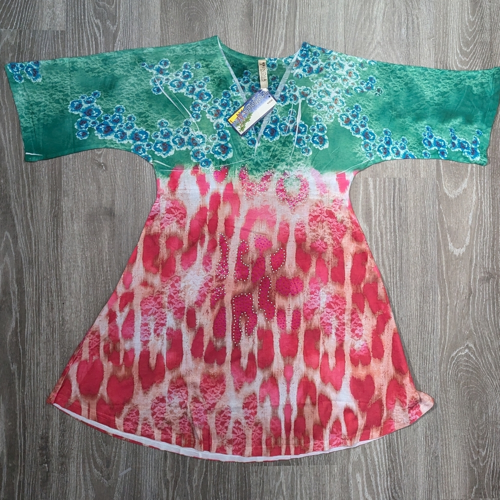 INDIA BOUTIQUE | kimono style mini dress